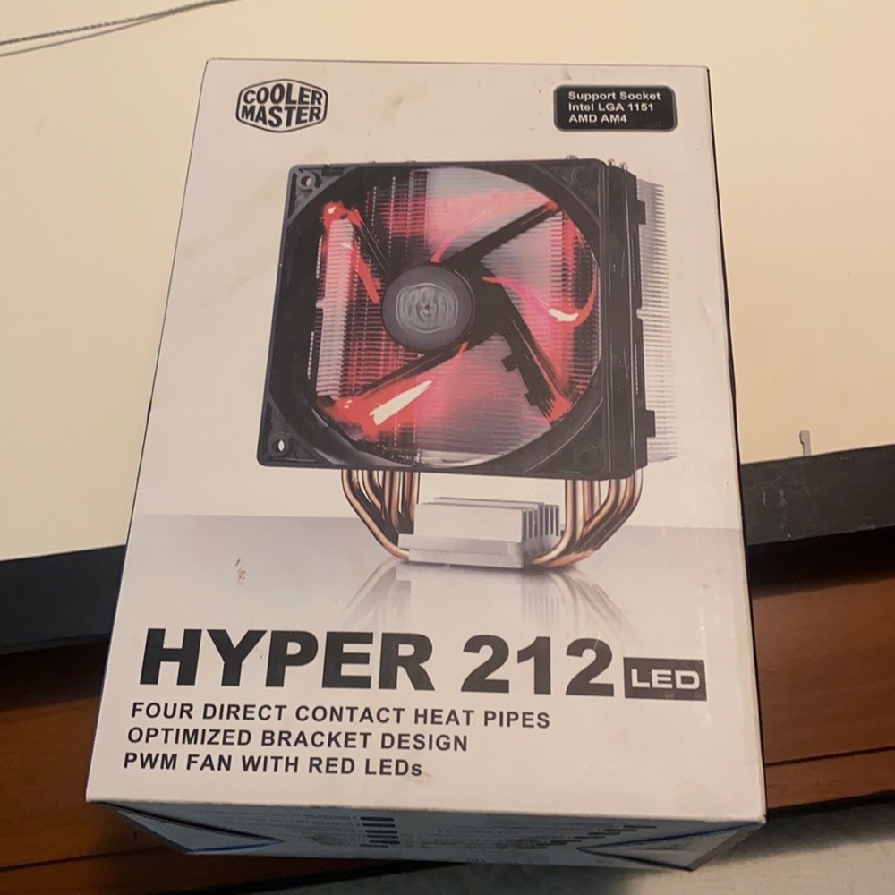 Hyper 212 LED fan. cooler master